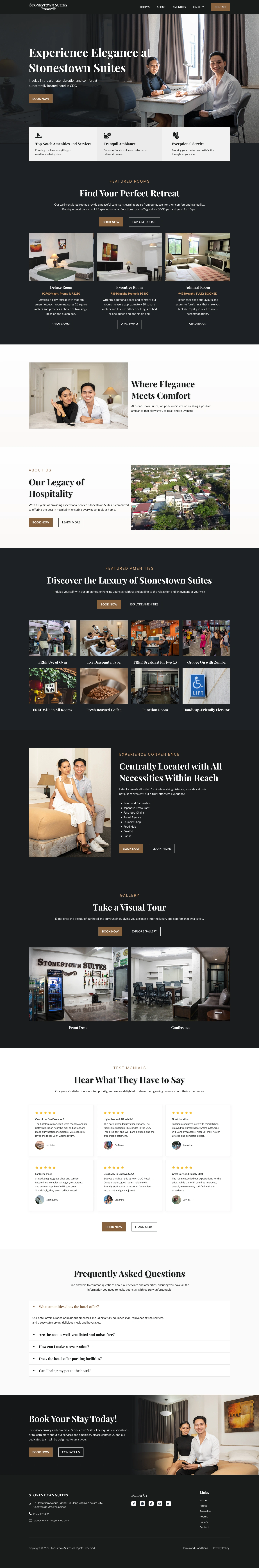 Business Website for Hotel | PROMOTE & ATTRACT POTENTIAL GUESTS by Anthony Meneses