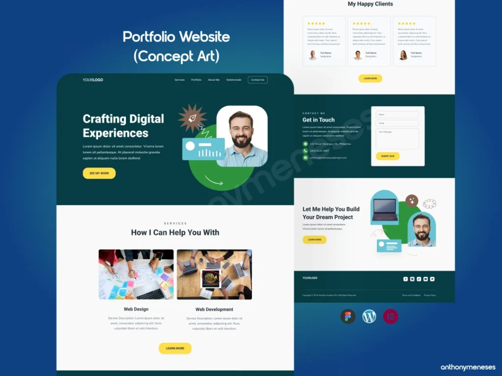 Portfolio Website (Concept Art) by Anthony Meneses-1